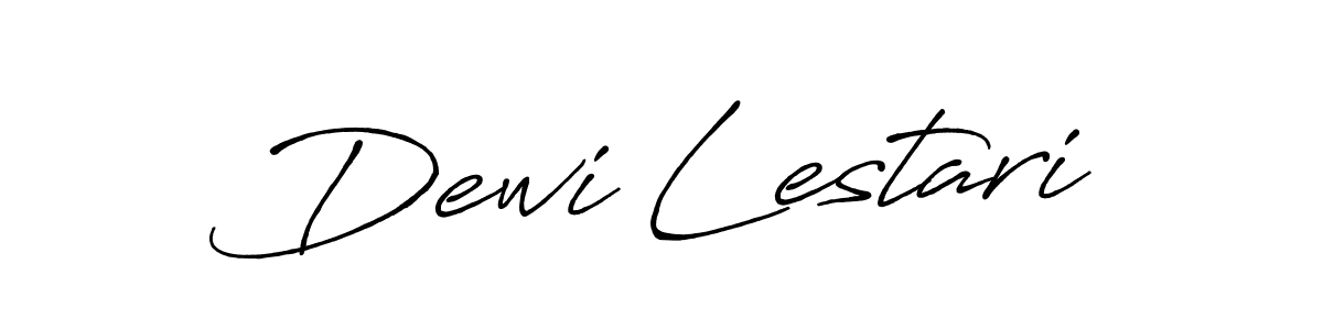 Use a signature maker to create a handwritten signature online. With this signature software, you can design (Antro_Vectra_Bolder) your own signature for name Dewi Lestari. Dewi Lestari signature style 7 images and pictures png
