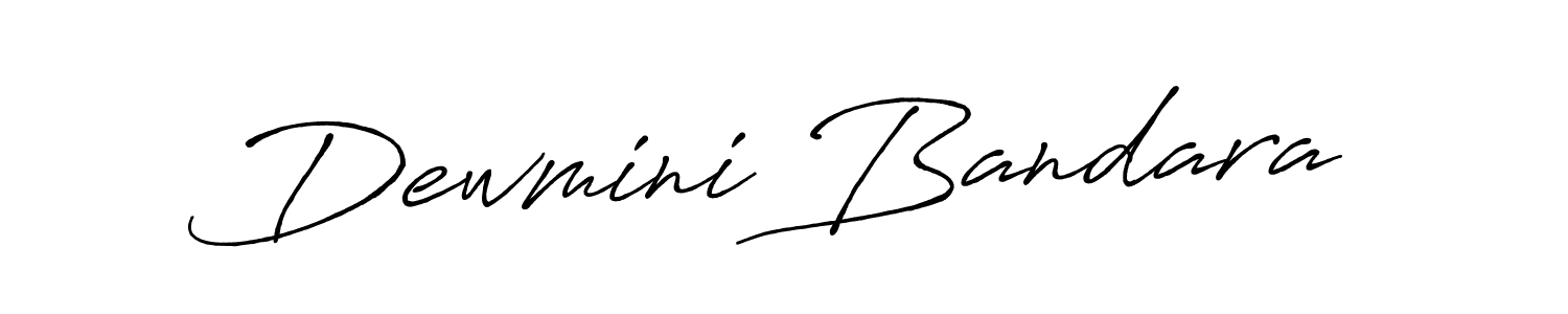 Also we have Dewmini Bandara name is the best signature style. Create professional handwritten signature collection using Antro_Vectra_Bolder autograph style. Dewmini Bandara signature style 7 images and pictures png