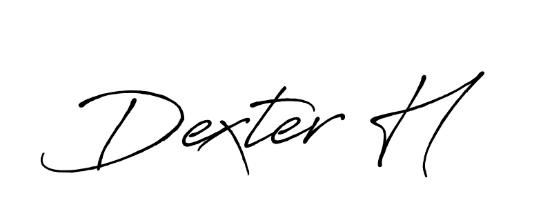 Make a beautiful signature design for name Dexter H. Use this online signature maker to create a handwritten signature for free. Dexter H signature style 7 images and pictures png