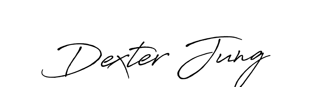 if you are searching for the best signature style for your name Dexter Jung. so please give up your signature search. here we have designed multiple signature styles  using Antro_Vectra_Bolder. Dexter Jung signature style 7 images and pictures png