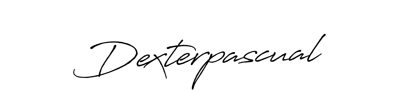 Design your own signature with our free online signature maker. With this signature software, you can create a handwritten (Antro_Vectra_Bolder) signature for name Dexterpascual. Dexterpascual signature style 7 images and pictures png