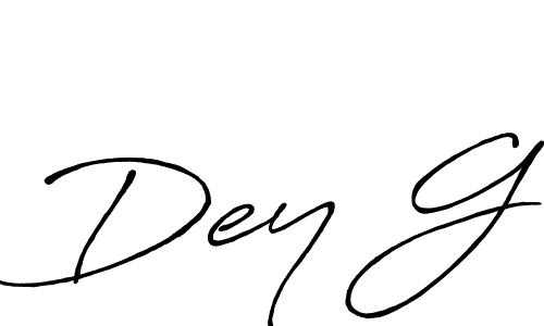 Also we have Dey G name is the best signature style. Create professional handwritten signature collection using Antro_Vectra_Bolder autograph style. Dey G signature style 7 images and pictures png