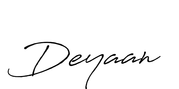 Also we have Deyaan name is the best signature style. Create professional handwritten signature collection using Antro_Vectra_Bolder autograph style. Deyaan signature style 7 images and pictures png