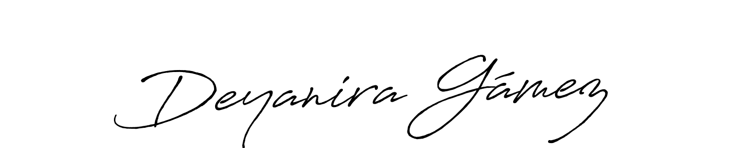 Similarly Antro_Vectra_Bolder is the best handwritten signature design. Signature creator online .You can use it as an online autograph creator for name Deyanira Gámez. Deyanira Gámez signature style 7 images and pictures png