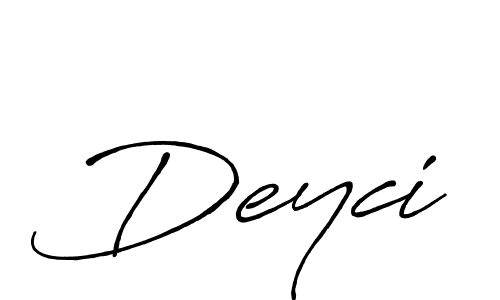 Design your own signature with our free online signature maker. With this signature software, you can create a handwritten (Antro_Vectra_Bolder) signature for name Deyci. Deyci signature style 7 images and pictures png