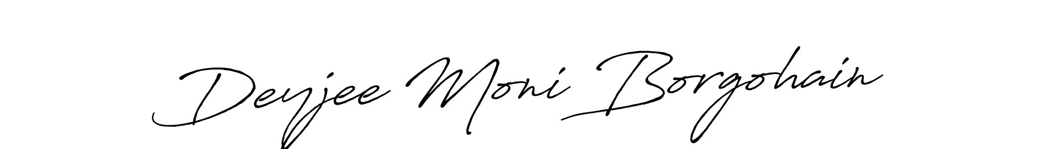 Use a signature maker to create a handwritten signature online. With this signature software, you can design (Antro_Vectra_Bolder) your own signature for name Deyjee Moni Borgohain. Deyjee Moni Borgohain signature style 7 images and pictures png