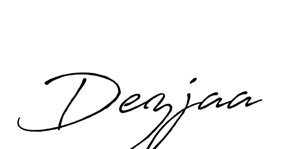 Antro_Vectra_Bolder is a professional signature style that is perfect for those who want to add a touch of class to their signature. It is also a great choice for those who want to make their signature more unique. Get Dezjaa name to fancy signature for free. Dezjaa signature style 7 images and pictures png