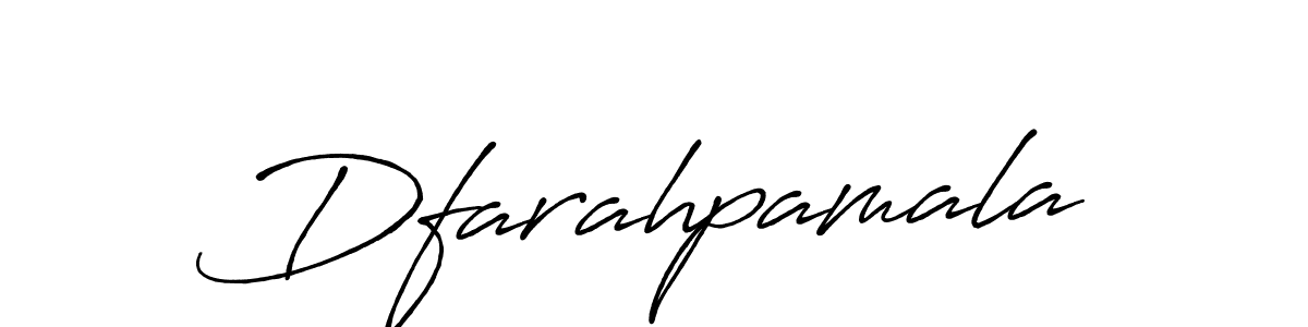 How to Draw Dfarahpamala signature style? Antro_Vectra_Bolder is a latest design signature styles for name Dfarahpamala. Dfarahpamala signature style 7 images and pictures png