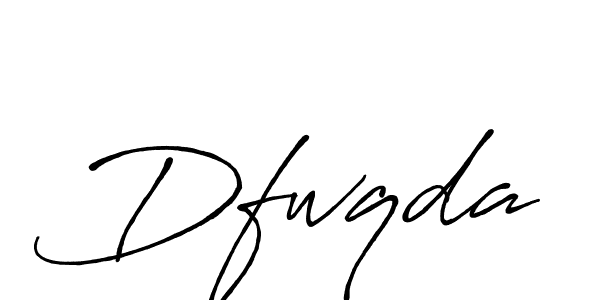 Once you've used our free online signature maker to create your best signature Antro_Vectra_Bolder style, it's time to enjoy all of the benefits that Dfwqda name signing documents. Dfwqda signature style 7 images and pictures png