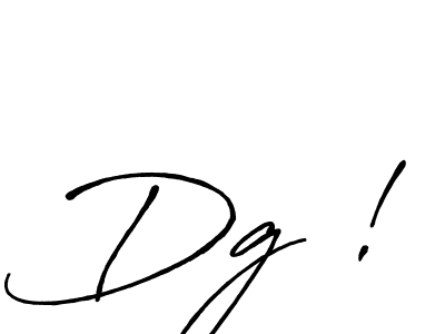 The best way (Antro_Vectra_Bolder) to make a short signature is to pick only two or three words in your name. The name Dg ! include a total of six letters. For converting this name. Dg ! signature style 7 images and pictures png