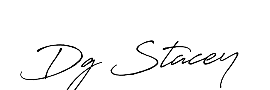 Similarly Antro_Vectra_Bolder is the best handwritten signature design. Signature creator online .You can use it as an online autograph creator for name Dg Stacey. Dg Stacey signature style 7 images and pictures png