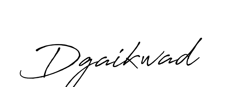 Create a beautiful signature design for name Dgaikwad. With this signature (Antro_Vectra_Bolder) fonts, you can make a handwritten signature for free. Dgaikwad signature style 7 images and pictures png