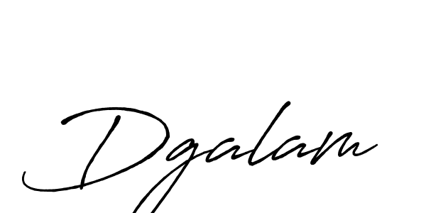 You should practise on your own different ways (Antro_Vectra_Bolder) to write your name (Dgalam) in signature. don't let someone else do it for you. Dgalam signature style 7 images and pictures png