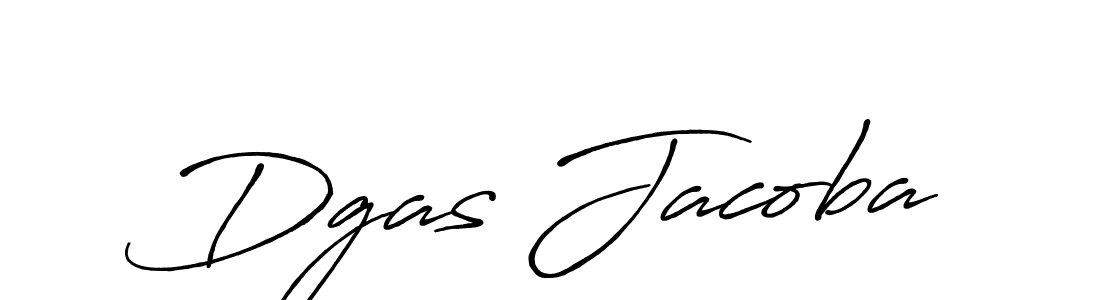 Create a beautiful signature design for name Dgas Jacoba. With this signature (Antro_Vectra_Bolder) fonts, you can make a handwritten signature for free. Dgas Jacoba signature style 7 images and pictures png