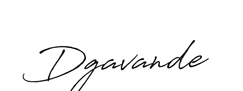 Create a beautiful signature design for name Dgavande. With this signature (Antro_Vectra_Bolder) fonts, you can make a handwritten signature for free. Dgavande signature style 7 images and pictures png