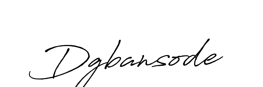 Design your own signature with our free online signature maker. With this signature software, you can create a handwritten (Antro_Vectra_Bolder) signature for name Dgbansode. Dgbansode signature style 7 images and pictures png