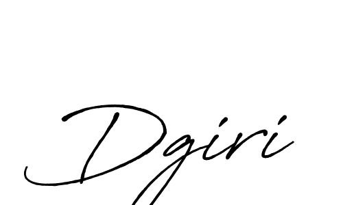 How to make Dgiri signature? Antro_Vectra_Bolder is a professional autograph style. Create handwritten signature for Dgiri name. Dgiri signature style 7 images and pictures png
