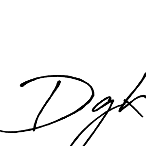 Also we have Dgk name is the best signature style. Create professional handwritten signature collection using Antro_Vectra_Bolder autograph style. Dgk signature style 7 images and pictures png