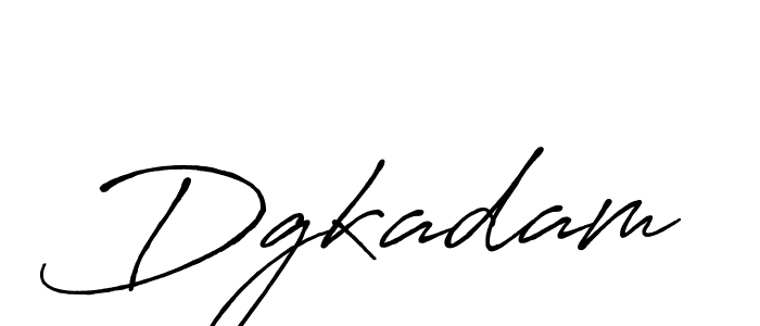 Design your own signature with our free online signature maker. With this signature software, you can create a handwritten (Antro_Vectra_Bolder) signature for name Dgkadam. Dgkadam signature style 7 images and pictures png