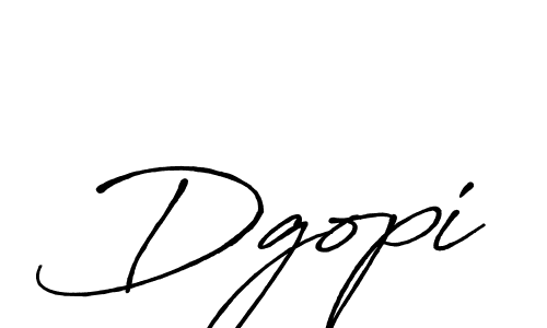 Design your own signature with our free online signature maker. With this signature software, you can create a handwritten (Antro_Vectra_Bolder) signature for name Dgopi. Dgopi signature style 7 images and pictures png