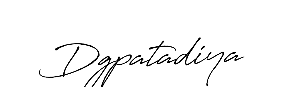 It looks lik you need a new signature style for name Dgpatadiya. Design unique handwritten (Antro_Vectra_Bolder) signature with our free signature maker in just a few clicks. Dgpatadiya signature style 7 images and pictures png
