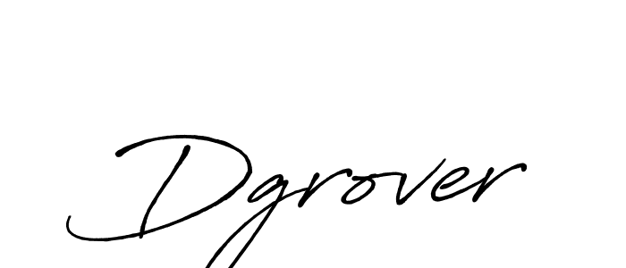 How to make Dgrover name signature. Use Antro_Vectra_Bolder style for creating short signs online. This is the latest handwritten sign. Dgrover signature style 7 images and pictures png