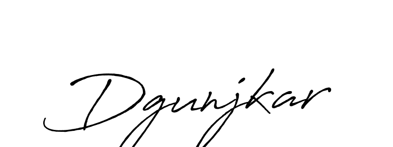 How to make Dgunjkar name signature. Use Antro_Vectra_Bolder style for creating short signs online. This is the latest handwritten sign. Dgunjkar signature style 7 images and pictures png