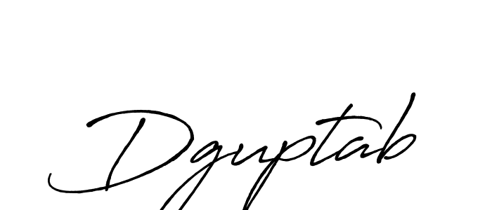 Make a beautiful signature design for name Dguptab. With this signature (Antro_Vectra_Bolder) style, you can create a handwritten signature for free. Dguptab signature style 7 images and pictures png