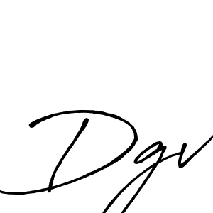 Dgv stylish signature style. Best Handwritten Sign (Antro_Vectra_Bolder) for my name. Handwritten Signature Collection Ideas for my name Dgv. Dgv signature style 7 images and pictures png