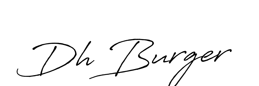 Similarly Antro_Vectra_Bolder is the best handwritten signature design. Signature creator online .You can use it as an online autograph creator for name Dh Burger. Dh Burger signature style 7 images and pictures png