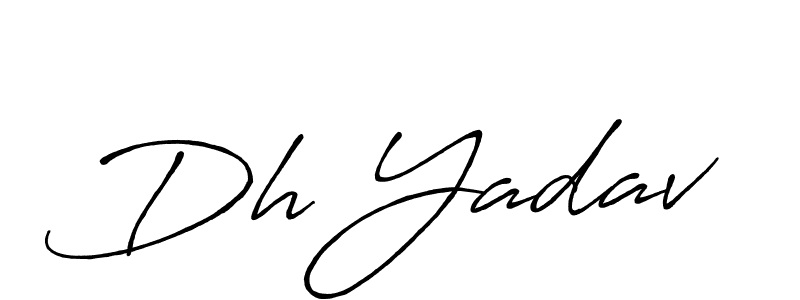 Once you've used our free online signature maker to create your best signature Antro_Vectra_Bolder style, it's time to enjoy all of the benefits that Dh Yadav name signing documents. Dh Yadav signature style 7 images and pictures png