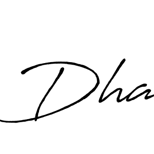 The best way (Antro_Vectra_Bolder) to make a short signature is to pick only two or three words in your name. The name Dha include a total of six letters. For converting this name. Dha signature style 7 images and pictures png