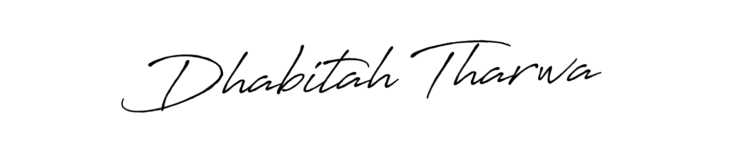 Also we have Dhabitah Tharwa name is the best signature style. Create professional handwritten signature collection using Antro_Vectra_Bolder autograph style. Dhabitah Tharwa signature style 7 images and pictures png
