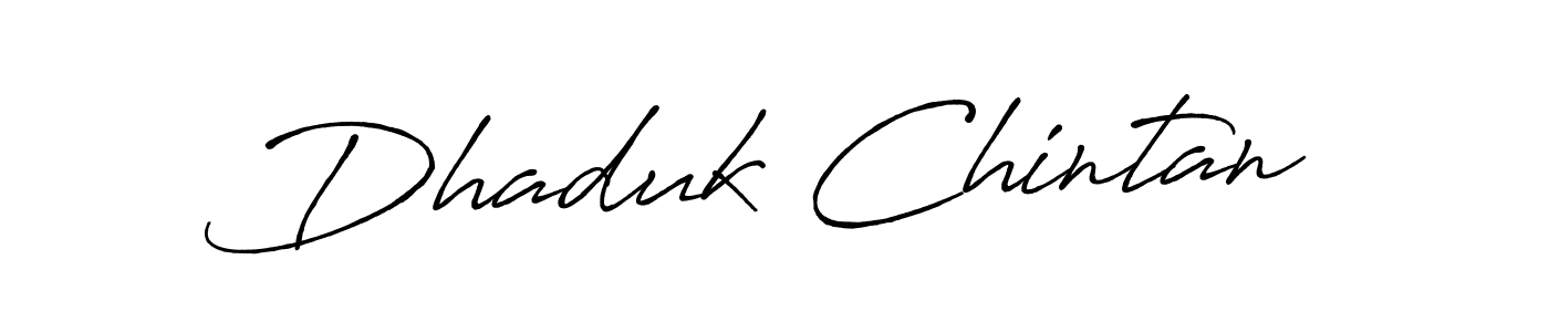 You should practise on your own different ways (Antro_Vectra_Bolder) to write your name (Dhaduk Chintan) in signature. don't let someone else do it for you. Dhaduk Chintan signature style 7 images and pictures png