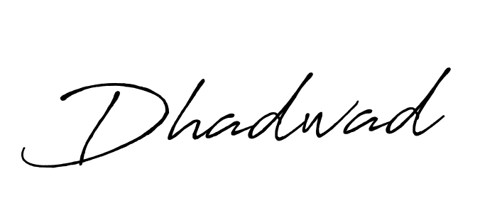 Make a beautiful signature design for name Dhadwad. Use this online signature maker to create a handwritten signature for free. Dhadwad signature style 7 images and pictures png