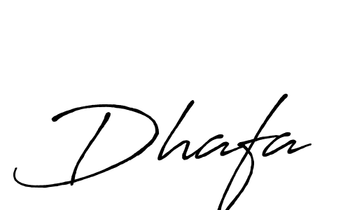 Design your own signature with our free online signature maker. With this signature software, you can create a handwritten (Antro_Vectra_Bolder) signature for name Dhafa. Dhafa signature style 7 images and pictures png