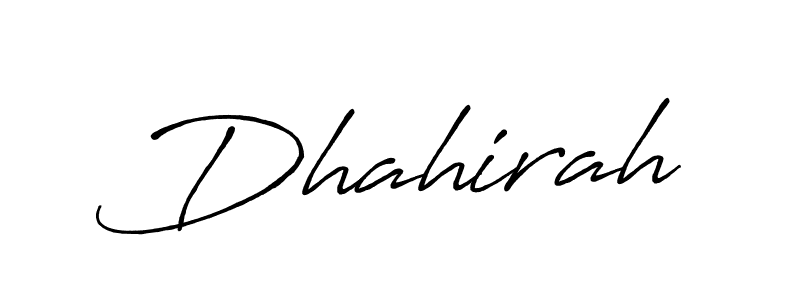 Also we have Dhahirah name is the best signature style. Create professional handwritten signature collection using Antro_Vectra_Bolder autograph style. Dhahirah signature style 7 images and pictures png