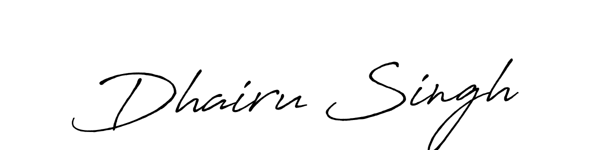 Best and Professional Signature Style for Dhairu Singh. Antro_Vectra_Bolder Best Signature Style Collection. Dhairu Singh signature style 7 images and pictures png