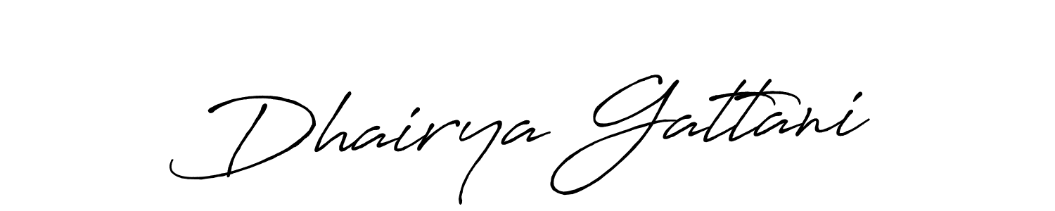 It looks lik you need a new signature style for name Dhairya Gattani. Design unique handwritten (Antro_Vectra_Bolder) signature with our free signature maker in just a few clicks. Dhairya Gattani signature style 7 images and pictures png