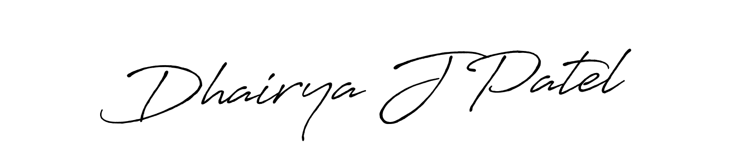 You should practise on your own different ways (Antro_Vectra_Bolder) to write your name (Dhairya J Patel) in signature. don't let someone else do it for you. Dhairya J Patel signature style 7 images and pictures png