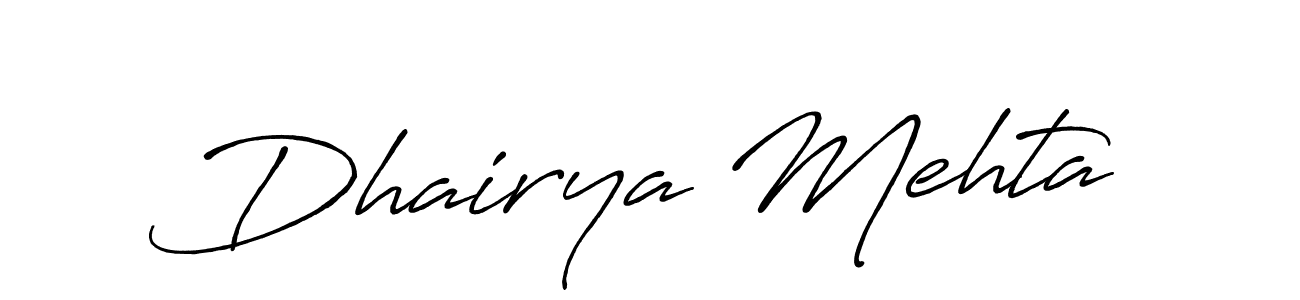 You should practise on your own different ways (Antro_Vectra_Bolder) to write your name (Dhairya Mehta) in signature. don't let someone else do it for you. Dhairya Mehta signature style 7 images and pictures png