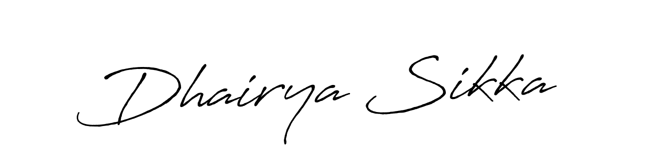 Make a beautiful signature design for name Dhairya Sikka. Use this online signature maker to create a handwritten signature for free. Dhairya Sikka signature style 7 images and pictures png