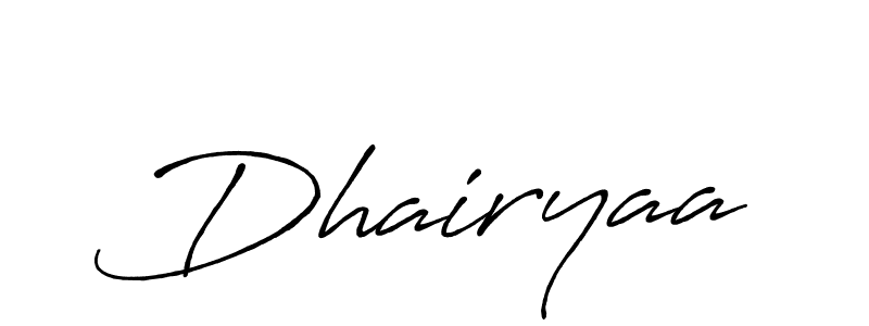 See photos of Dhairyaa official signature by Spectra . Check more albums & portfolios. Read reviews & check more about Antro_Vectra_Bolder font. Dhairyaa signature style 7 images and pictures png