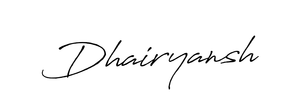 Make a short Dhairyansh signature style. Manage your documents anywhere anytime using Antro_Vectra_Bolder. Create and add eSignatures, submit forms, share and send files easily. Dhairyansh signature style 7 images and pictures png