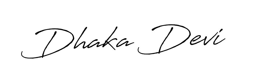 Dhaka Devi stylish signature style. Best Handwritten Sign (Antro_Vectra_Bolder) for my name. Handwritten Signature Collection Ideas for my name Dhaka Devi. Dhaka Devi signature style 7 images and pictures png