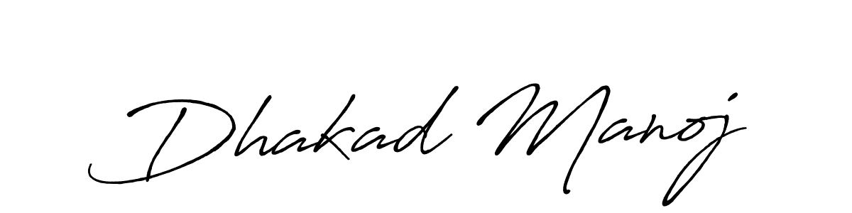 Also You can easily find your signature by using the search form. We will create Dhakad Manoj name handwritten signature images for you free of cost using Antro_Vectra_Bolder sign style. Dhakad Manoj signature style 7 images and pictures png