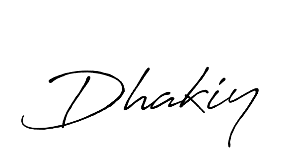 Design your own signature with our free online signature maker. With this signature software, you can create a handwritten (Antro_Vectra_Bolder) signature for name Dhakiy. Dhakiy signature style 7 images and pictures png