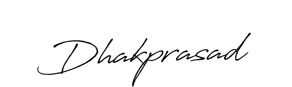 How to make Dhakprasad signature? Antro_Vectra_Bolder is a professional autograph style. Create handwritten signature for Dhakprasad name. Dhakprasad signature style 7 images and pictures png