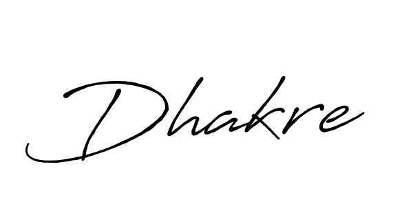 How to make Dhakre name signature. Use Antro_Vectra_Bolder style for creating short signs online. This is the latest handwritten sign. Dhakre signature style 7 images and pictures png