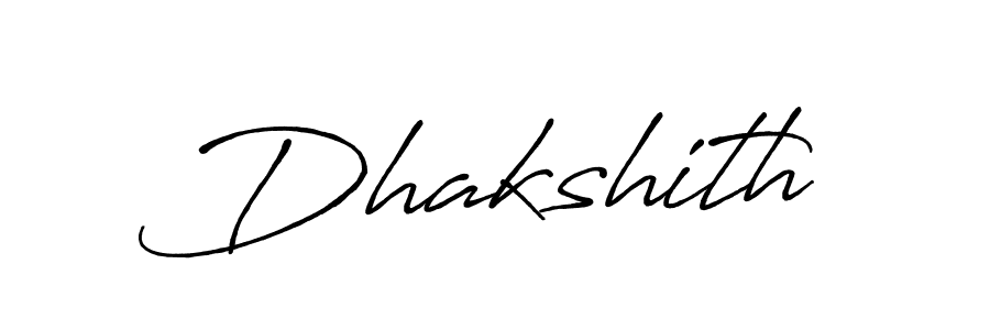 Design your own signature with our free online signature maker. With this signature software, you can create a handwritten (Antro_Vectra_Bolder) signature for name Dhakshith. Dhakshith signature style 7 images and pictures png